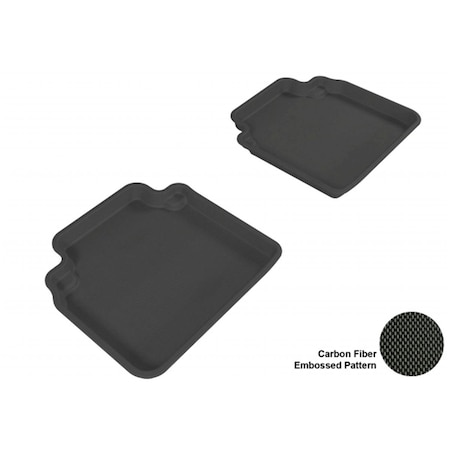 3D Maxpider HONDA ACCORD 2008-2012 SDN KAGU BLACK R2 Floor Mat L1HD00821509